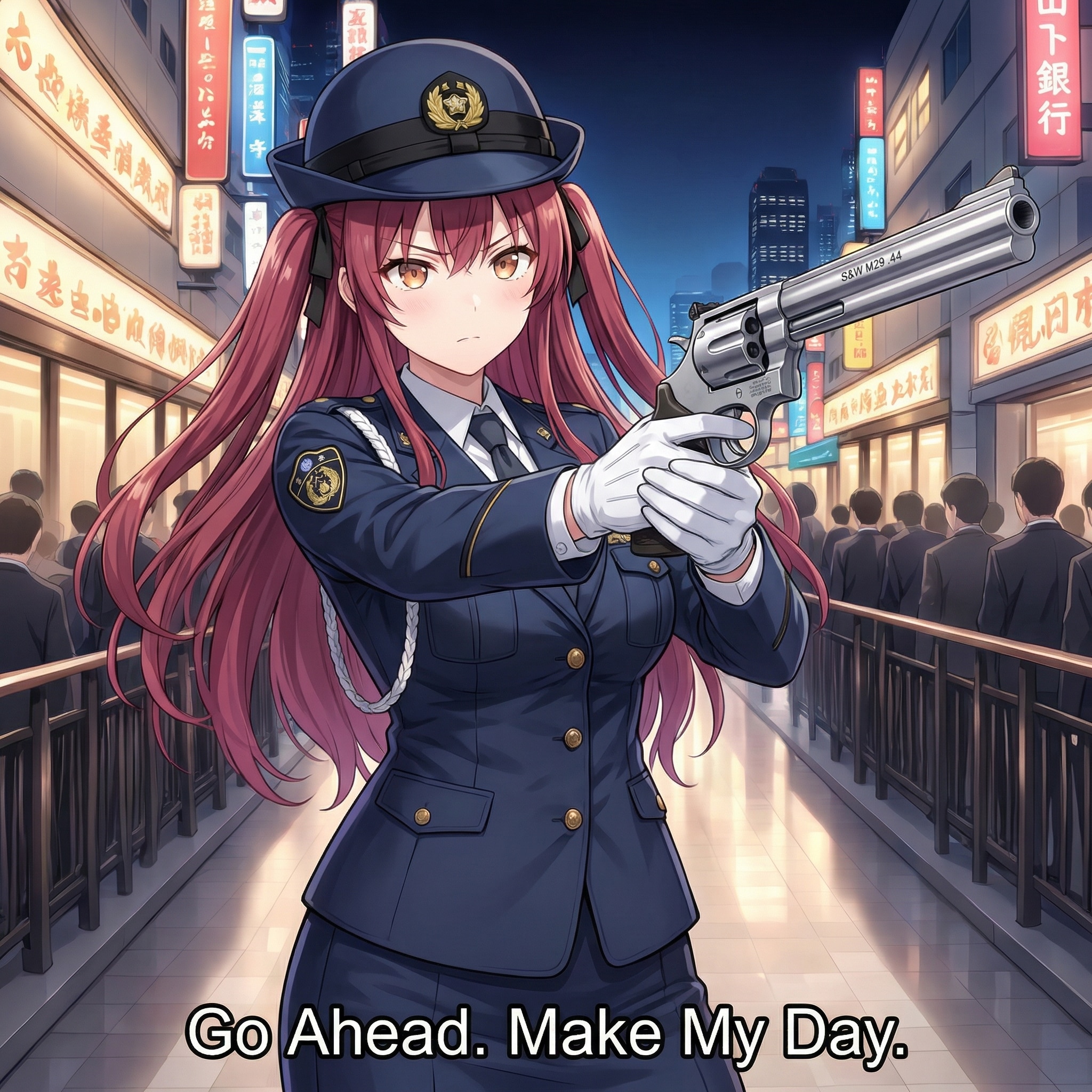 婦警コスな千尋 | の人気AIイラスト・グラビア