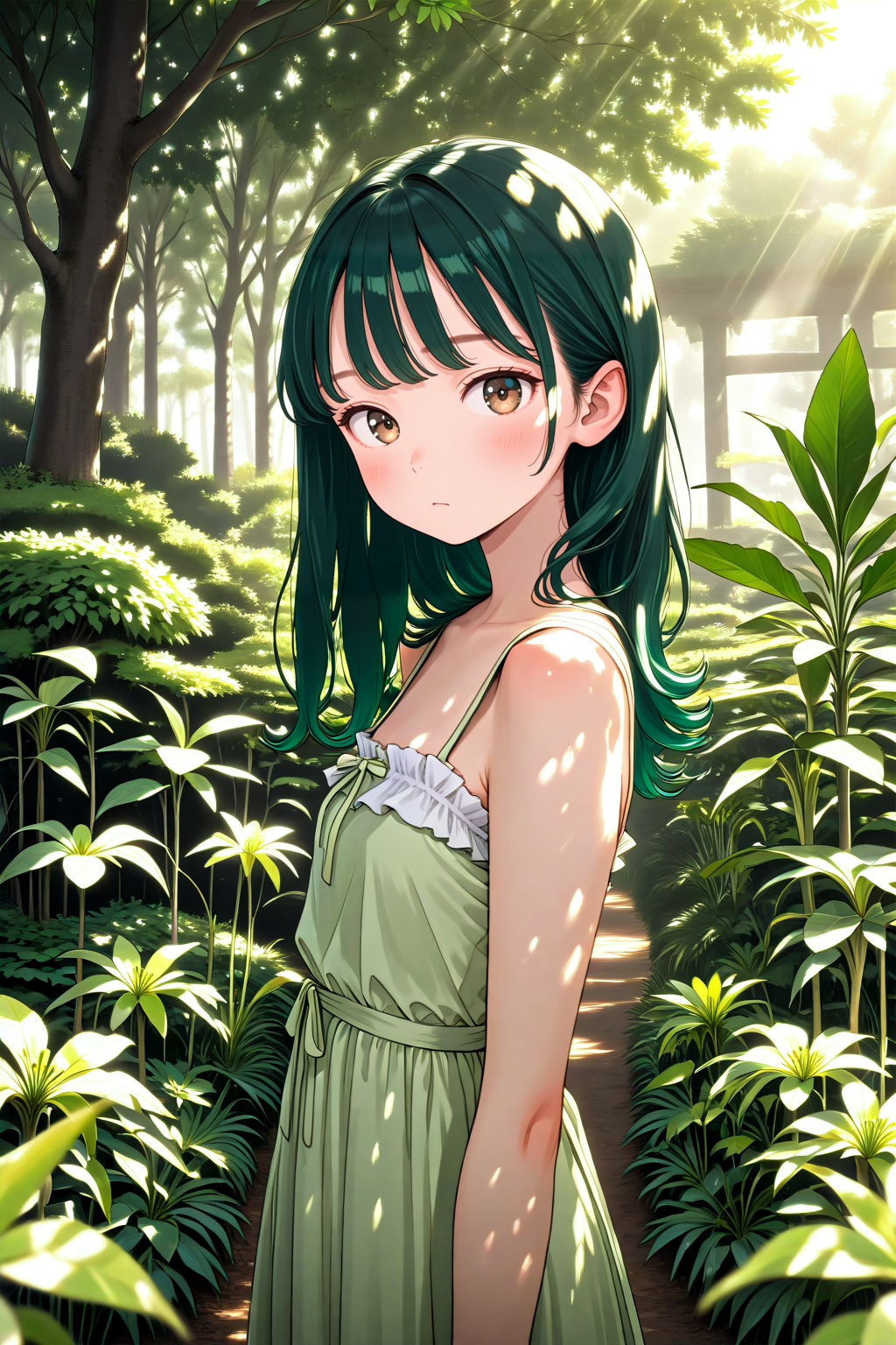 緑に囲まれて