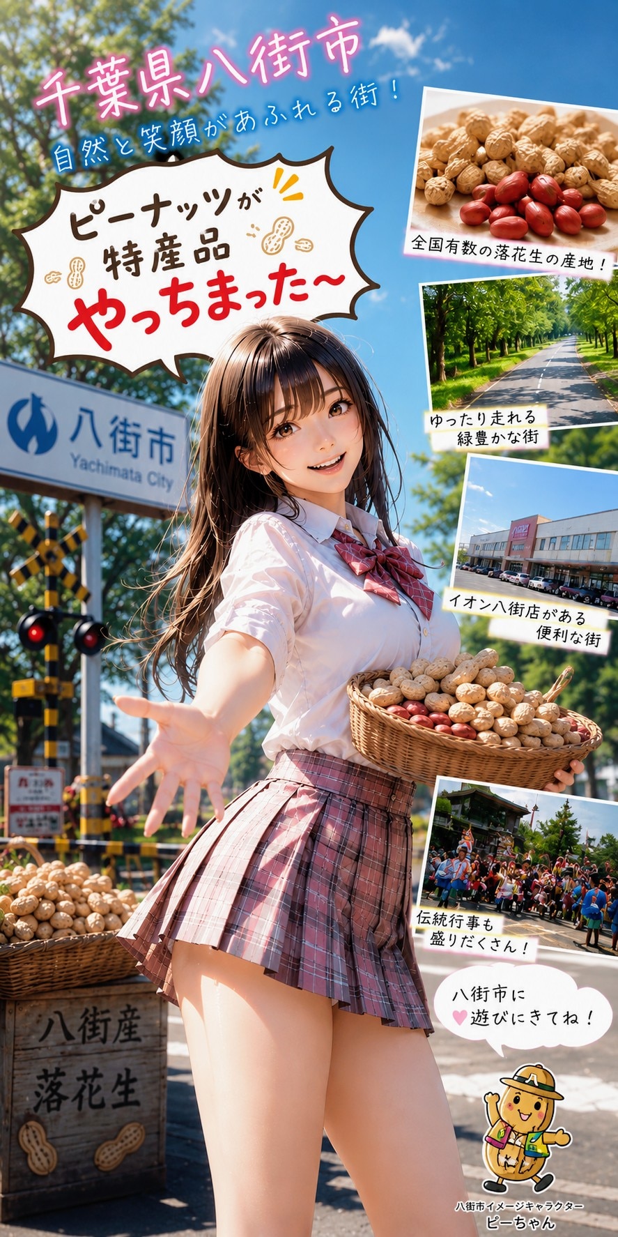 千葉県八街(やちまた)市お姉やん | の人気AIイラスト・グラビア