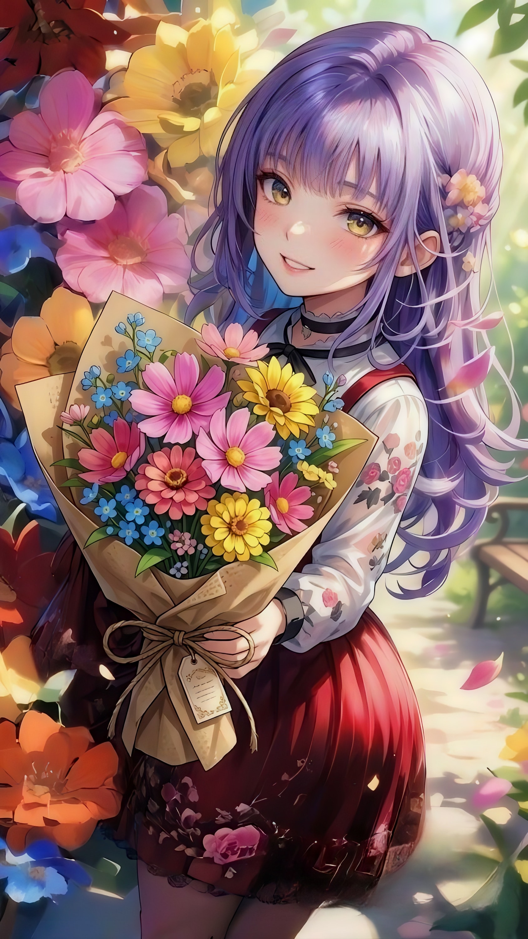 花を贈る | の人気AIイラスト・グラビア