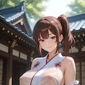 濡れ透け巫女part2 10枚目