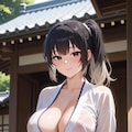 濡れ透け巫女part2 11枚目