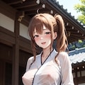 濡れ透け巫女part2 6枚目