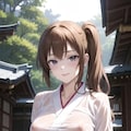 濡れ透け巫女part2 2枚目