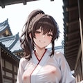 濡れ透け巫女part2 12枚目
