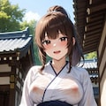 濡れ透け巫女part2 8枚目