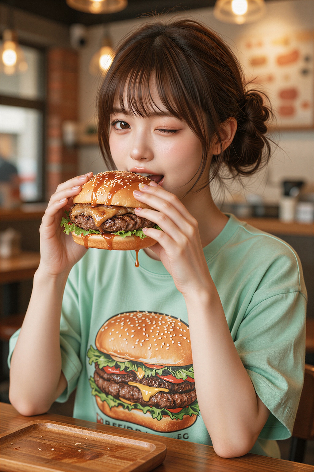 ハンバーガーの日！