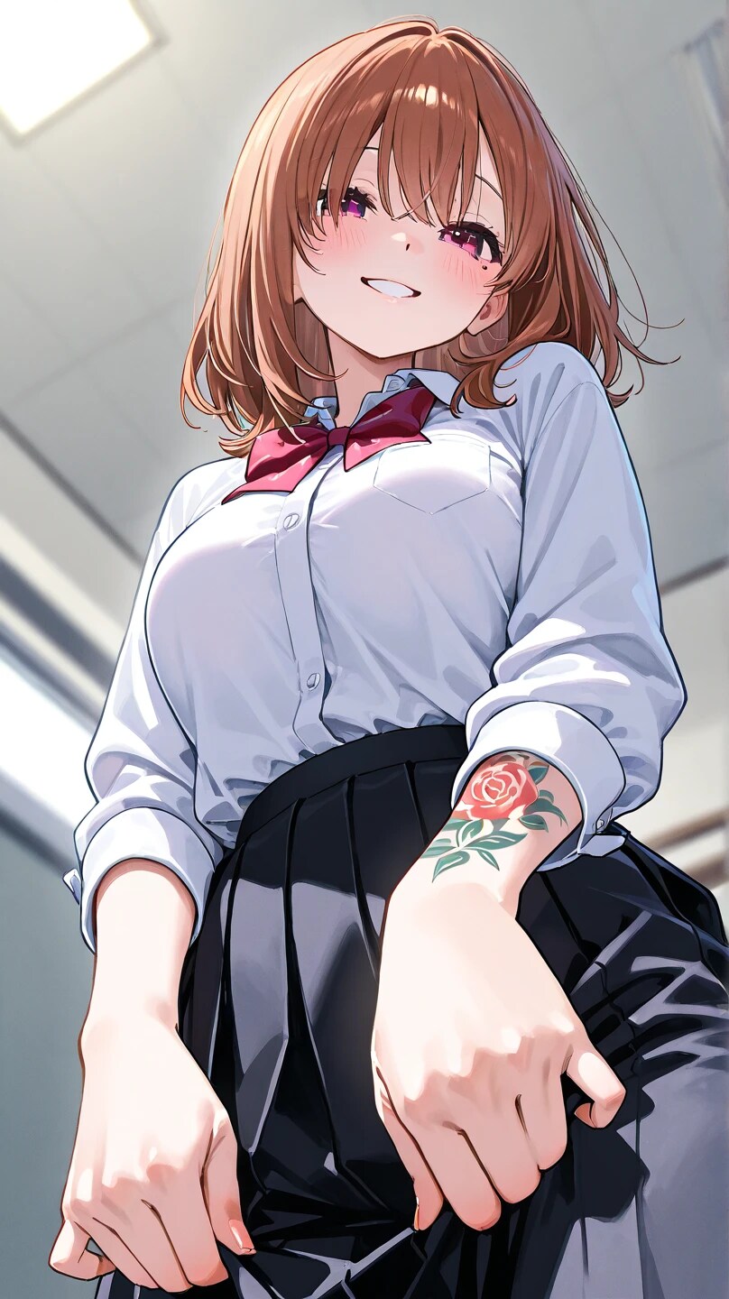 女子生徒の下着当てクイズ