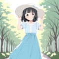 お散歩、小春ちゃん 2枚目