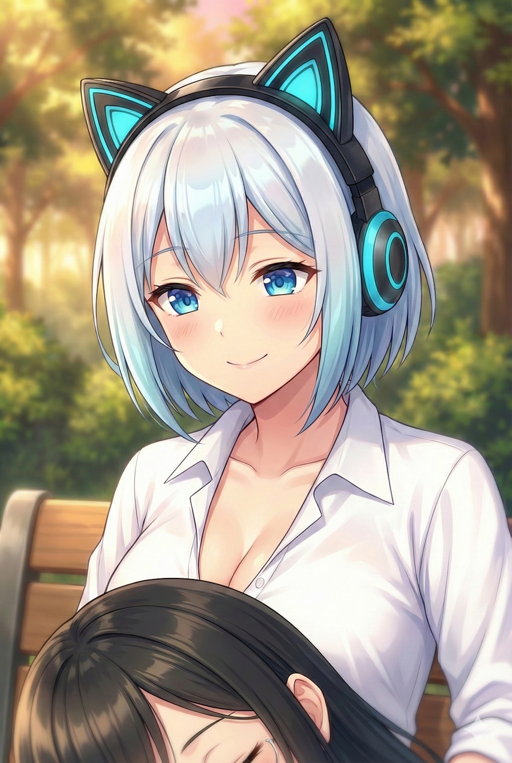 太腿と言えば膝枕！