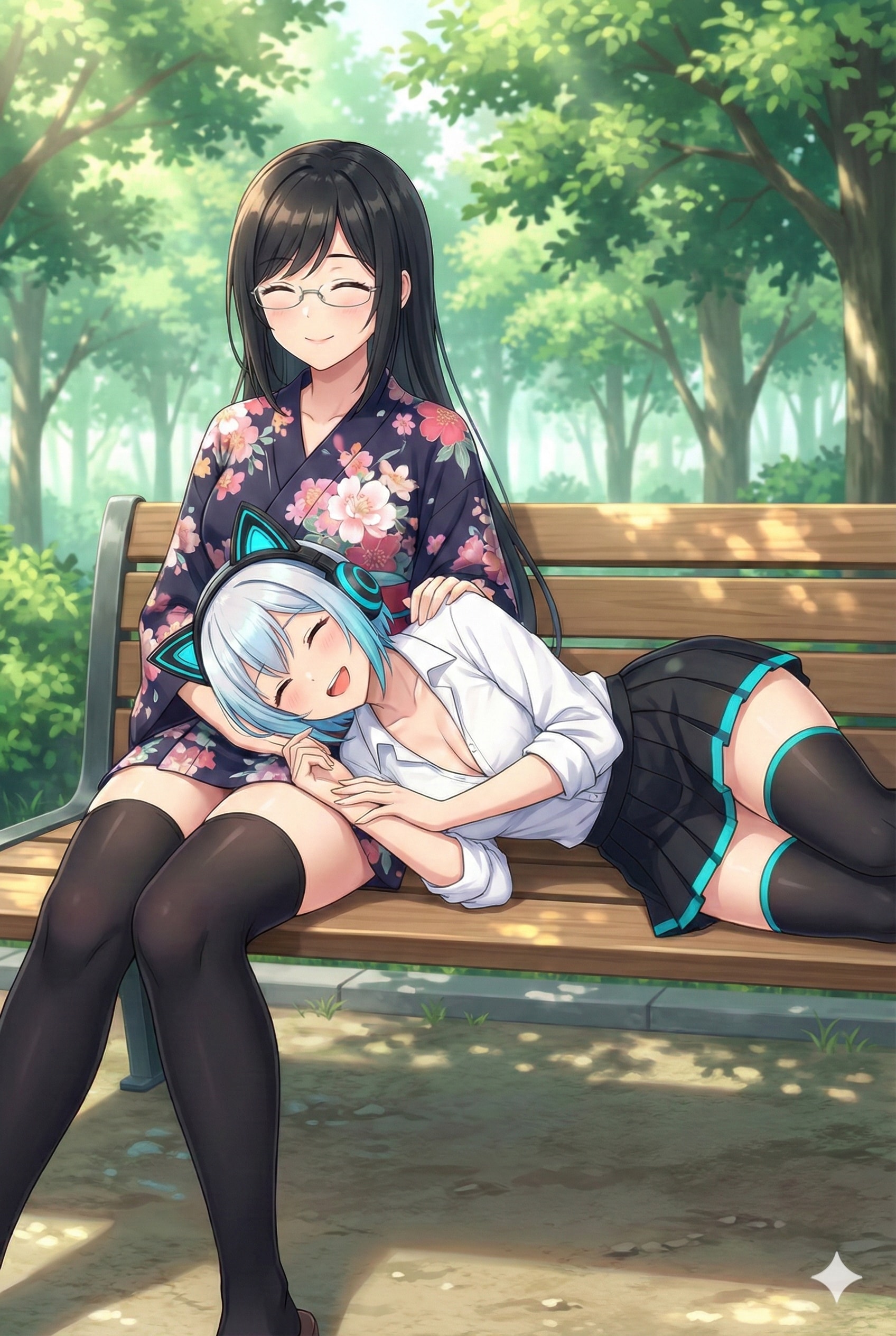 太腿と言えば膝枕！ | の人気AIイラスト・グラビア