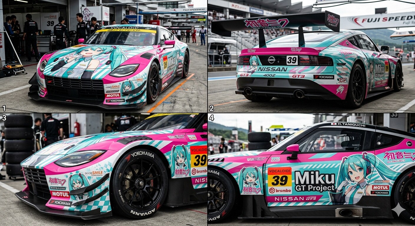 RZ34初音ミクレーシングカー