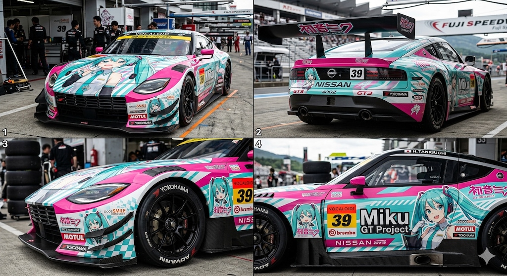 RZ34初音ミクレーシングカー