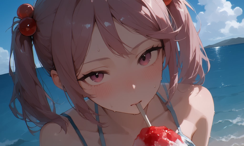 これは漣のかき氷ですよ
