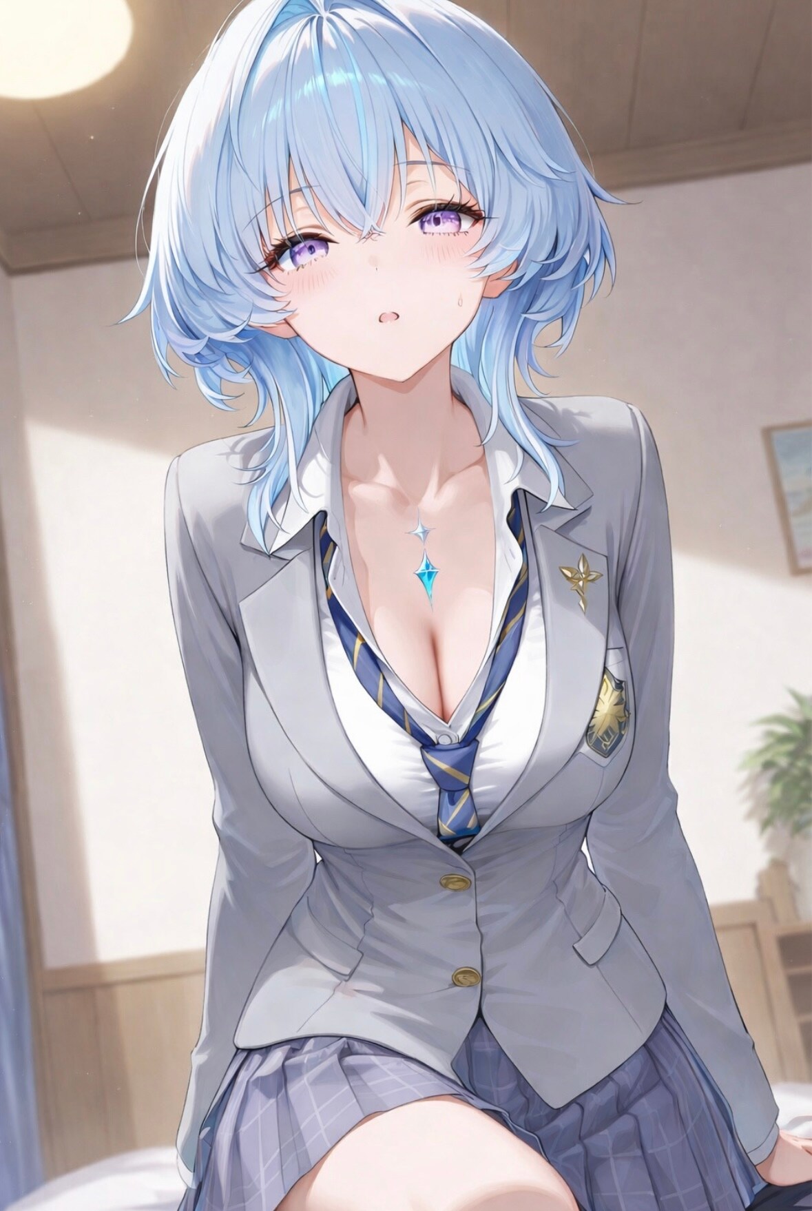 制服の試着
