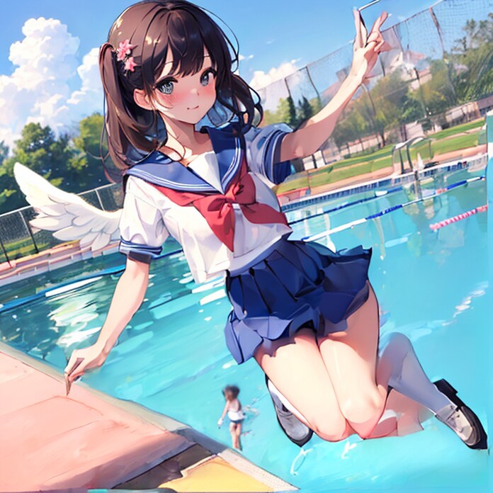 初夏の幼げな天使