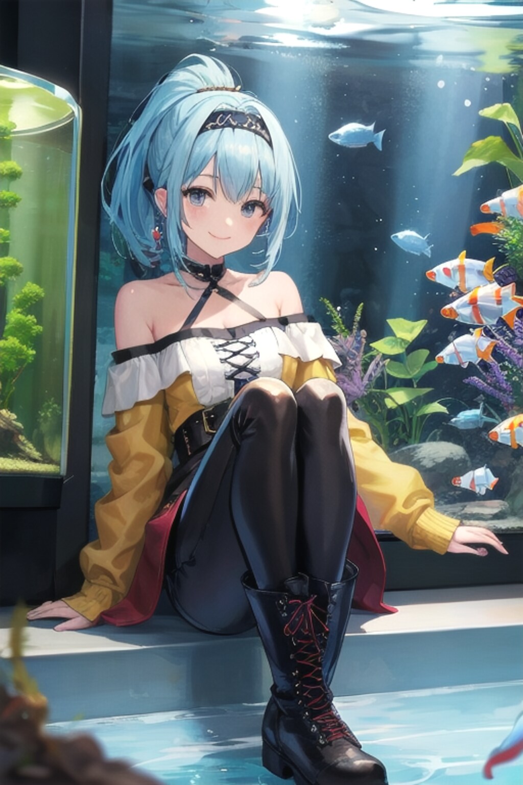 うふ❤可愛いお魚さん達がたくさん泳いでますね❤