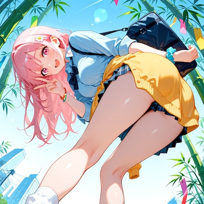 七夕✌️ | の人気AIイラスト・グラビア