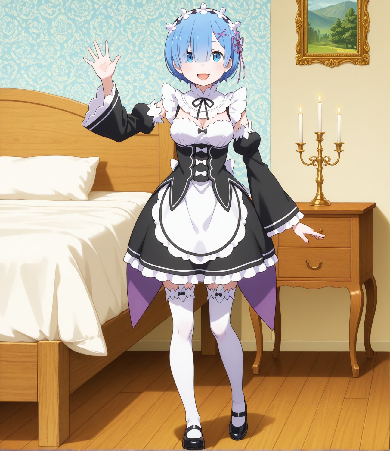 レムさんのパンモロ【まんぐり返し+お尻ドアップ】