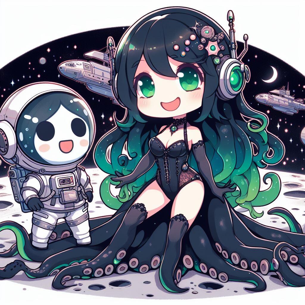 月面着陸は最初の一歩、そしていつかは・・・(Landing on the moon was the first step, and one day...)