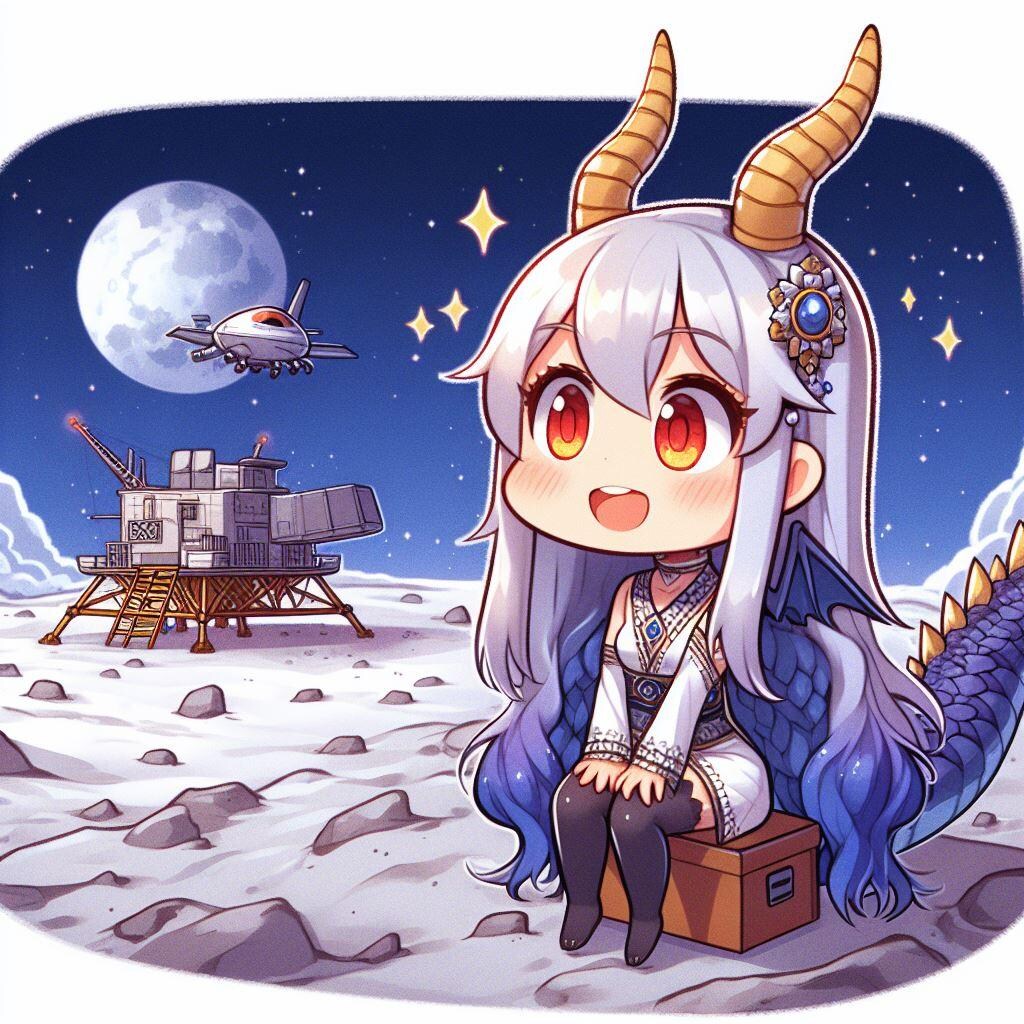 月面着陸は最初の一歩、そしていつかは・・・(Landing on the moon was the first step, and one day...)