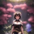 黒髪＋闇（縦） 2枚目