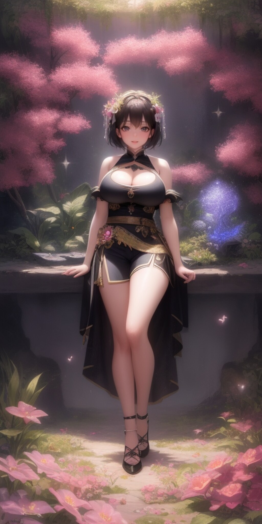 黒髪＋闇（縦）