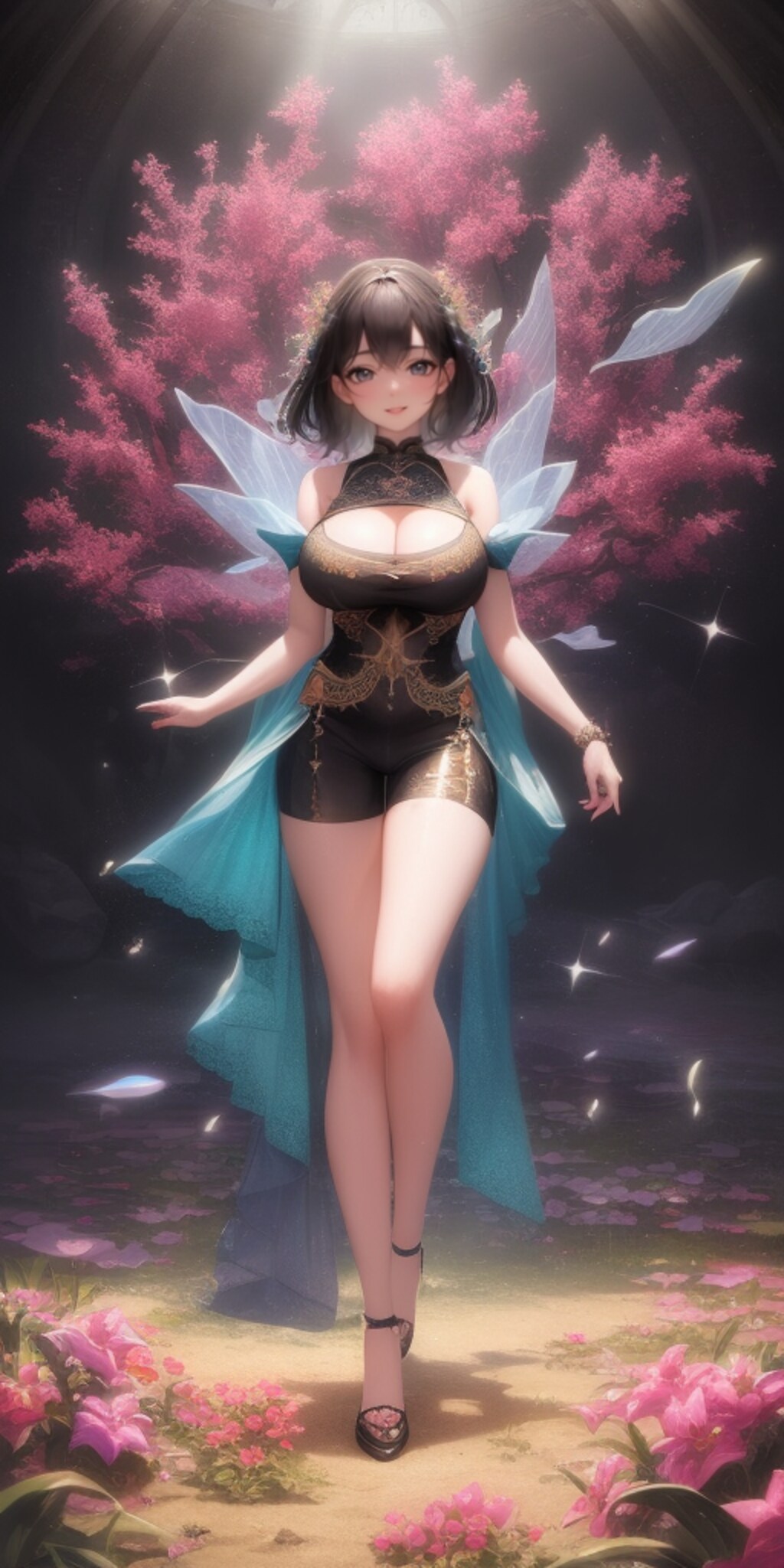 黒髪＋闇（縦）