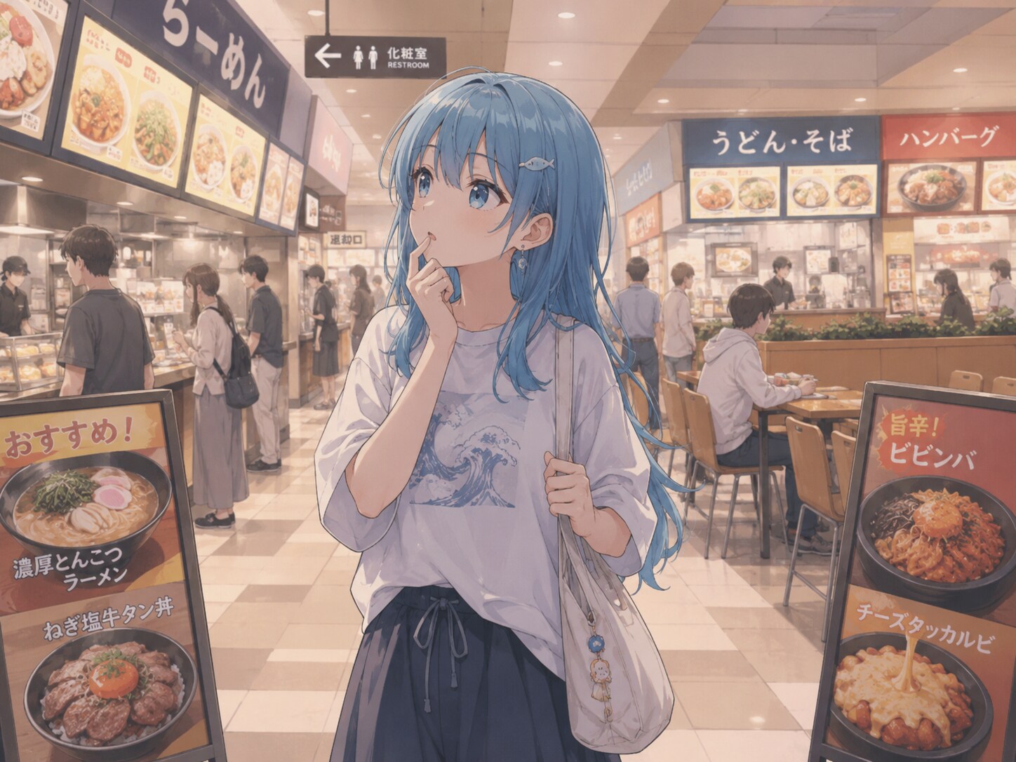 フードコート | の人気AIイラスト・グラビア