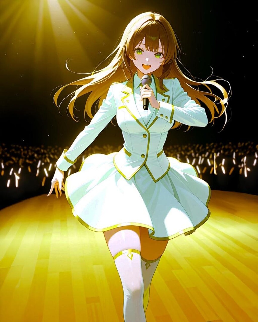 『ライブ楽しい❣️』(ゴールド)