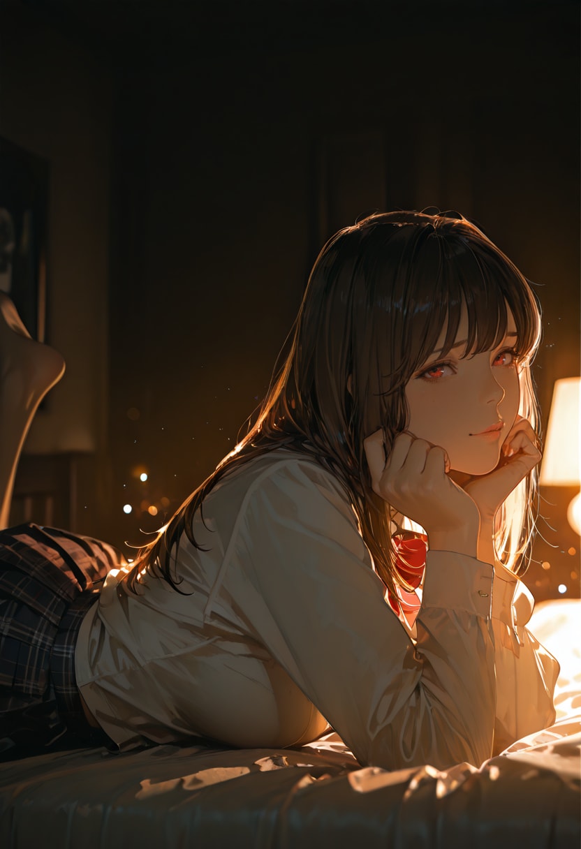 憂鬱な女子高生 2026/08/22 | の人気AIイラスト・グラビア