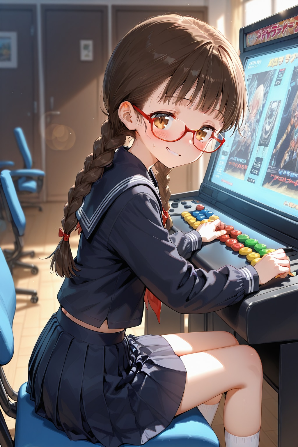 委員長ちゃんはエミリーちゃんとゲームで対決したい