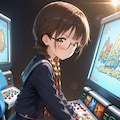 委員長ちゃんはエミリーちゃんとゲームで対決したい 11枚目