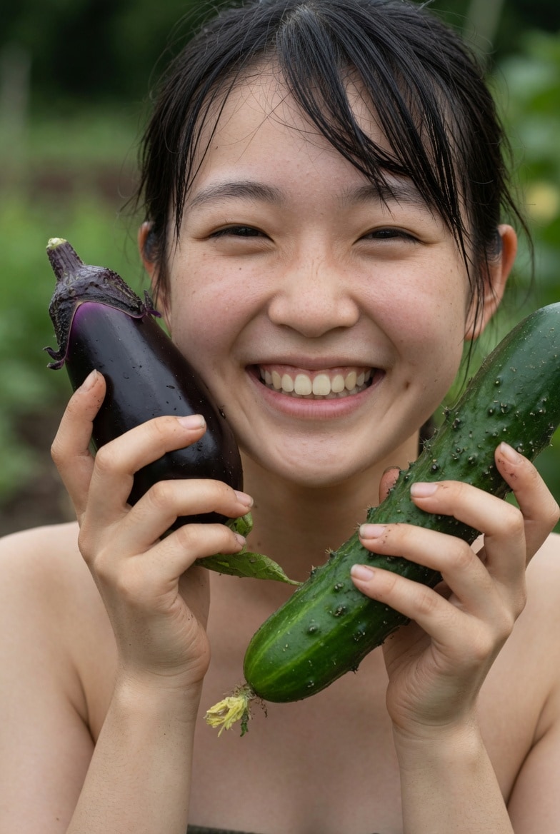 野菜の収穫