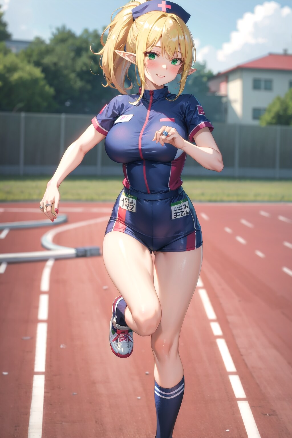 全力疾走エルフの若奥様