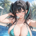 水辺のセクシーお姉さんたち 5枚目