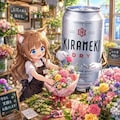 花束を作る小さな女の子 3枚目