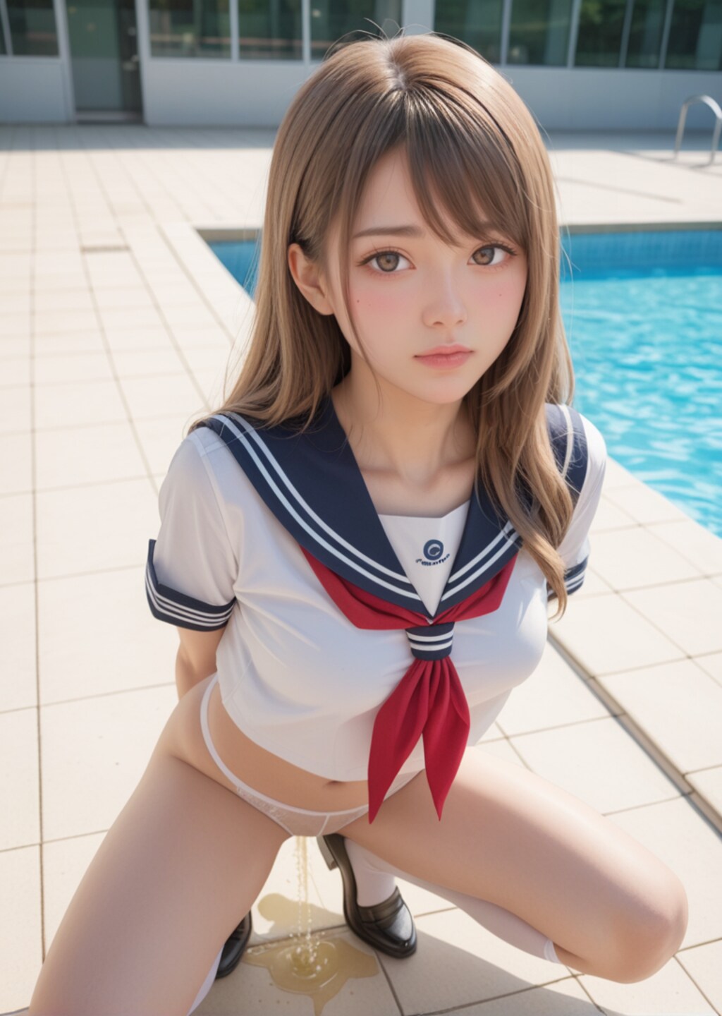 おしっこ★フェチ★制服美少女のおもらしシーン収録