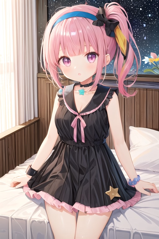 ななにゃんのパジャマ姿 | の人気AIイラスト・グラビア