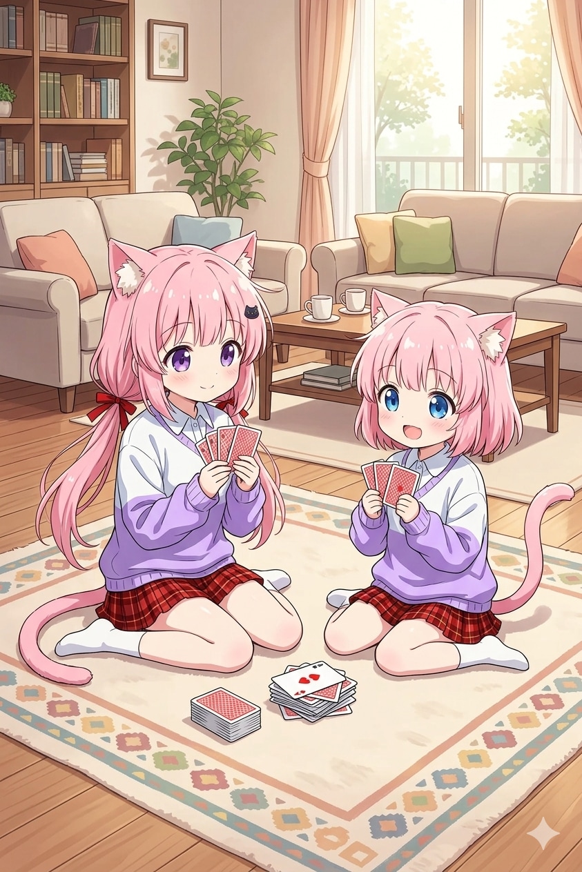 猫耳桃香ちゃんとはるこちゃん