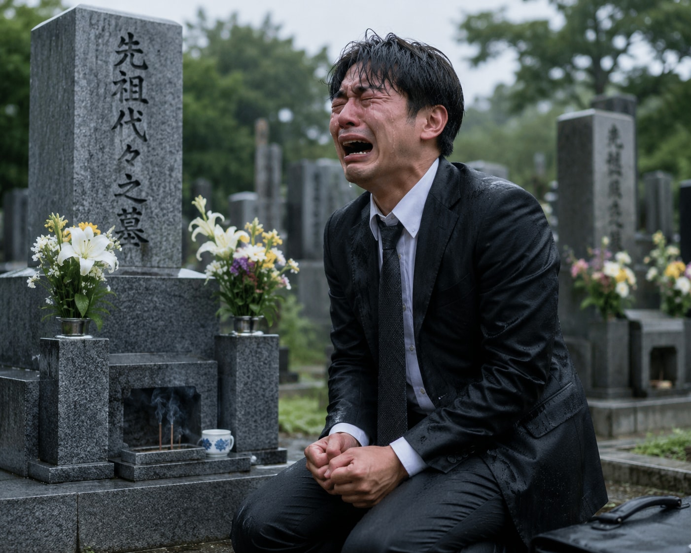私のお墓の前で泣かないでください