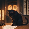 猫娘とでれ助（猫） 4枚目