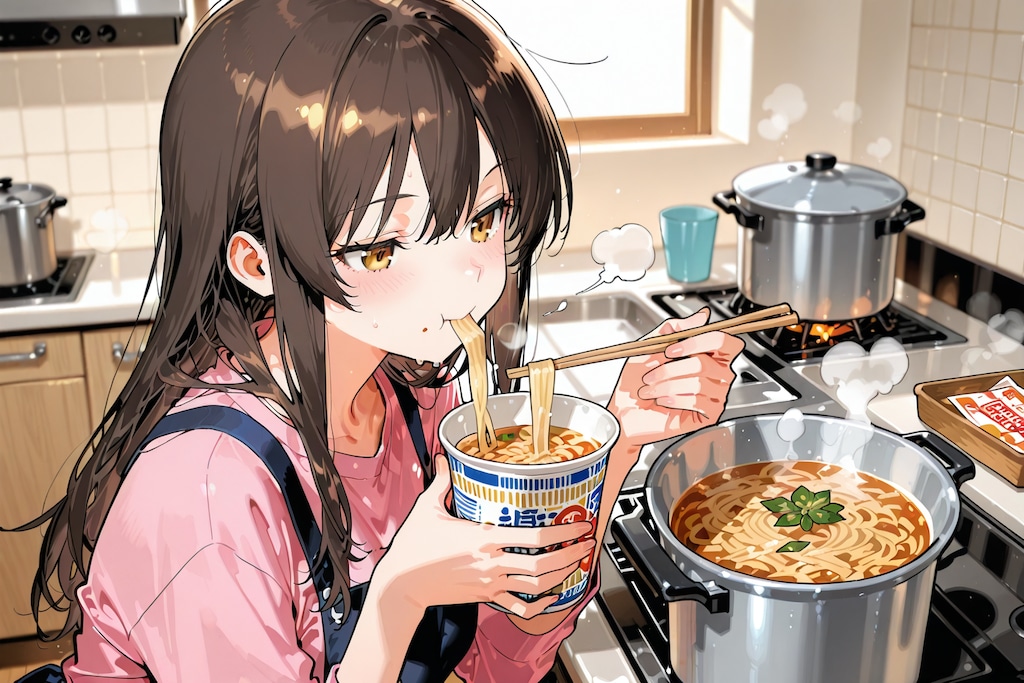 今日は手抜きご飯だわ