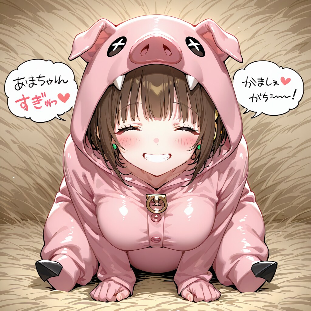 豚子ちゃん | の人気AIイラスト・グラビア
