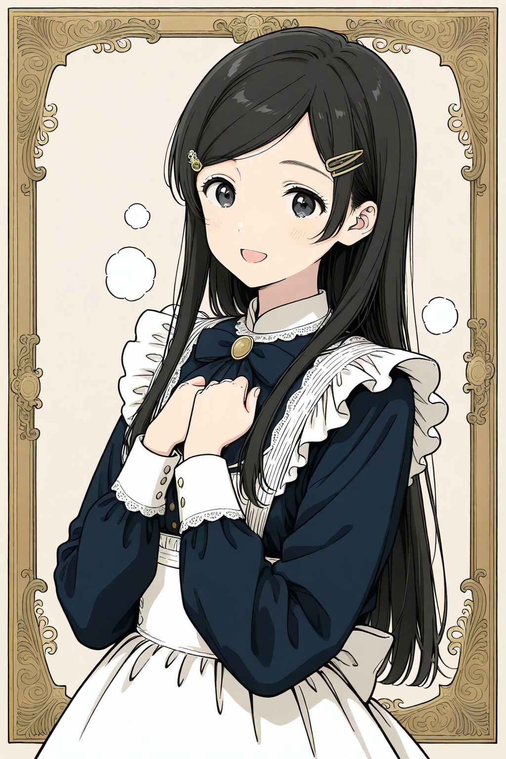 メイドな三女ちゃん☃️✨ | の人気AIイラスト・グラビア