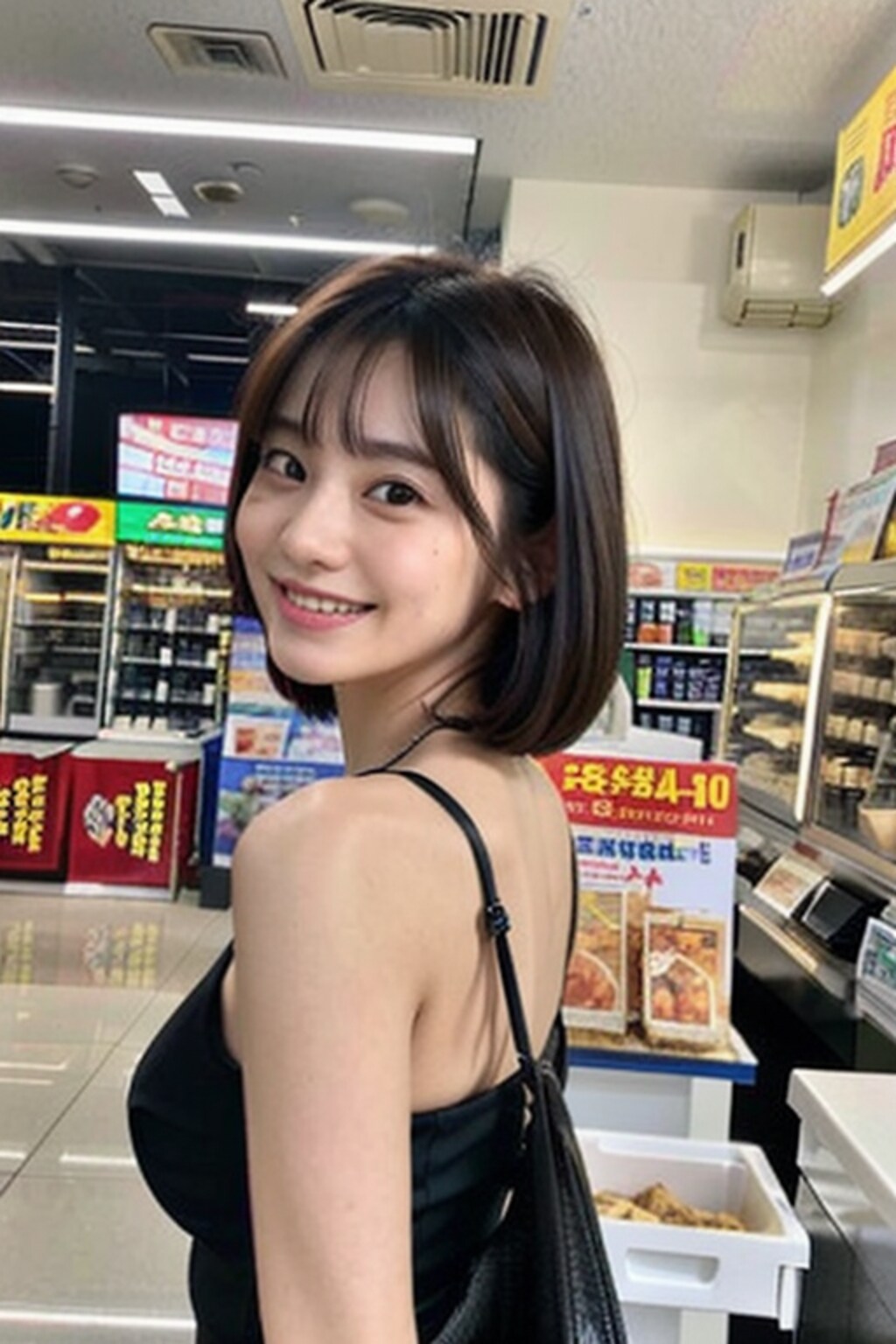 下着で来ちゃった💚（コンビニ編Part3）