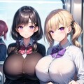 爆乳シリーズ@電車4 2枚目