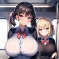 爆乳シリーズ@電車4 6枚目
