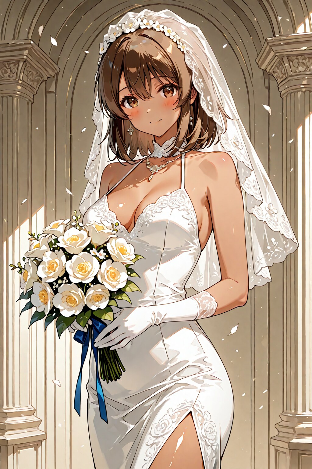 夏希ちゃんのウェディングドレス