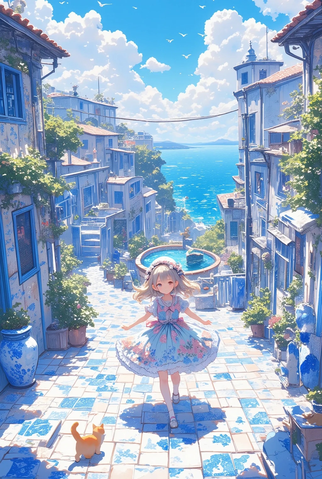 フリフリちゃんと青の街